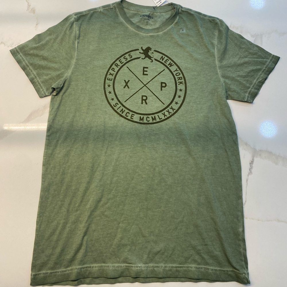EXPRESS T-shirt (NEW) GREEN  size Small